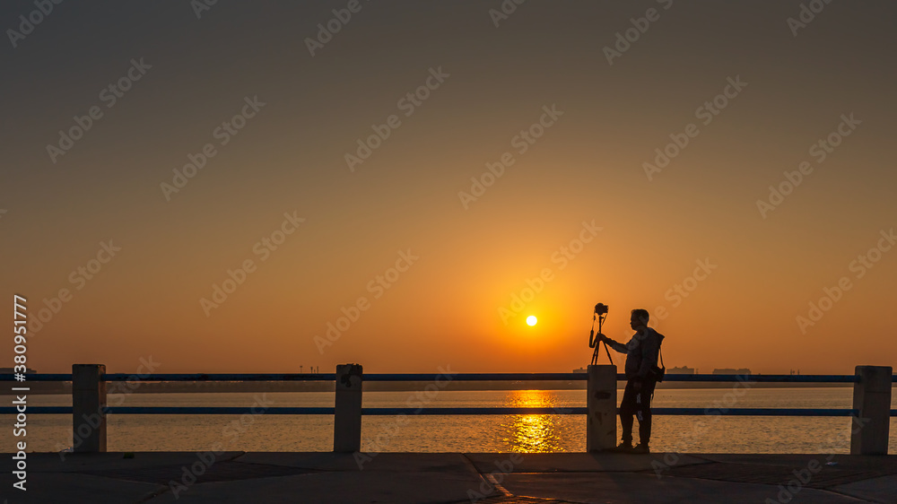 Wonderful morning view in Marjan island in Dammam Corniche -Saudi Arabia. Wonderful morning view in Marjan island in Dammam Corniche -Saudi Arabia.