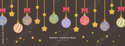 Illustration material with Christmas motif merry christmas