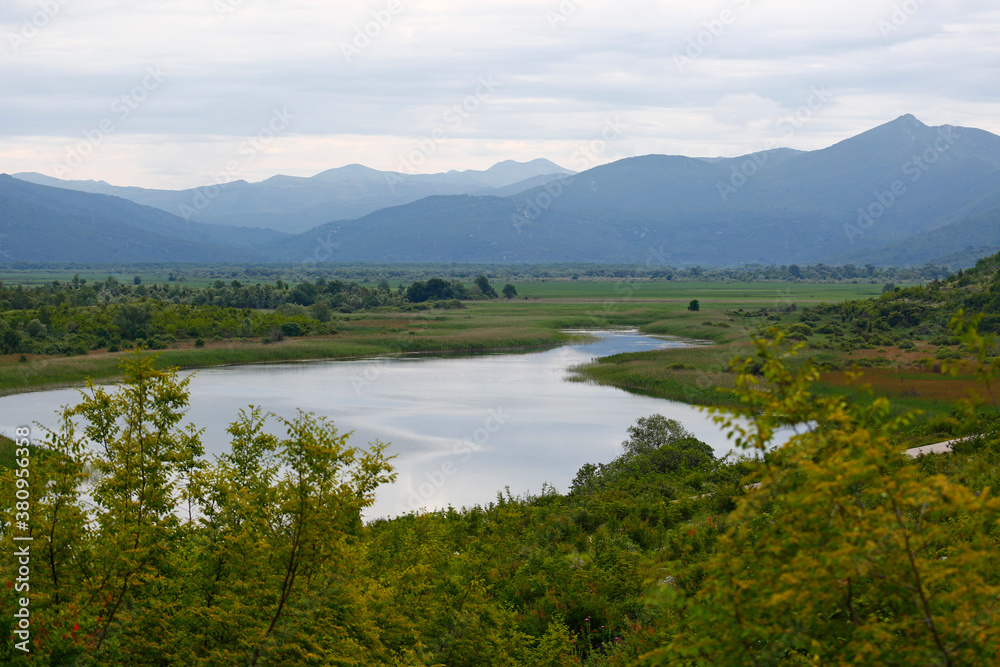 Lake and Mountains in Herzegovina.