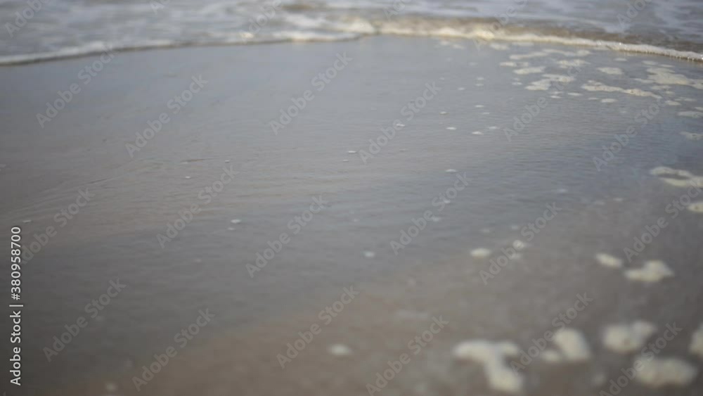 Tiny Waves Crashing on the Shore. BACKGROUND LOOP Tiny Waves Crashing on the Shore. BACKGROUND LOOP