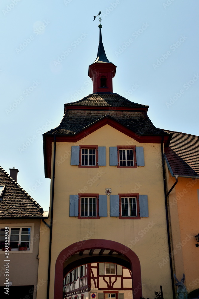 Fototapeta premium Stadttor in Burkheim am Kaiserstuhl