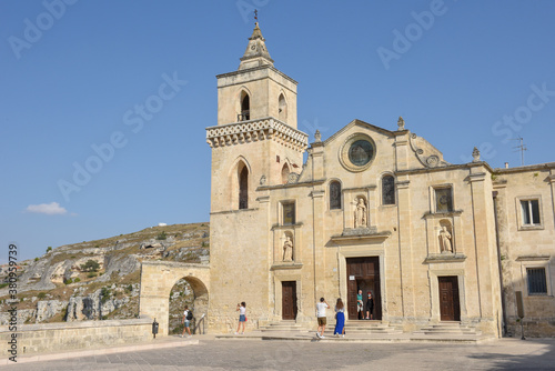 The church of Saint Pietro Caveoso at Matera on Italy