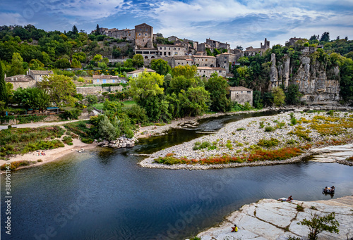Balazuc in Southern France, Ardeche district photo