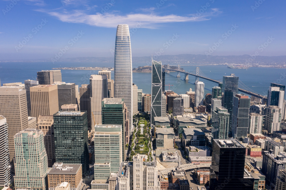 San Francisco Skyline During the Wandbilder EuroPosters bei Poster, Foto, Day