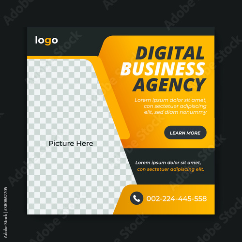 Business marketing social media post banner
