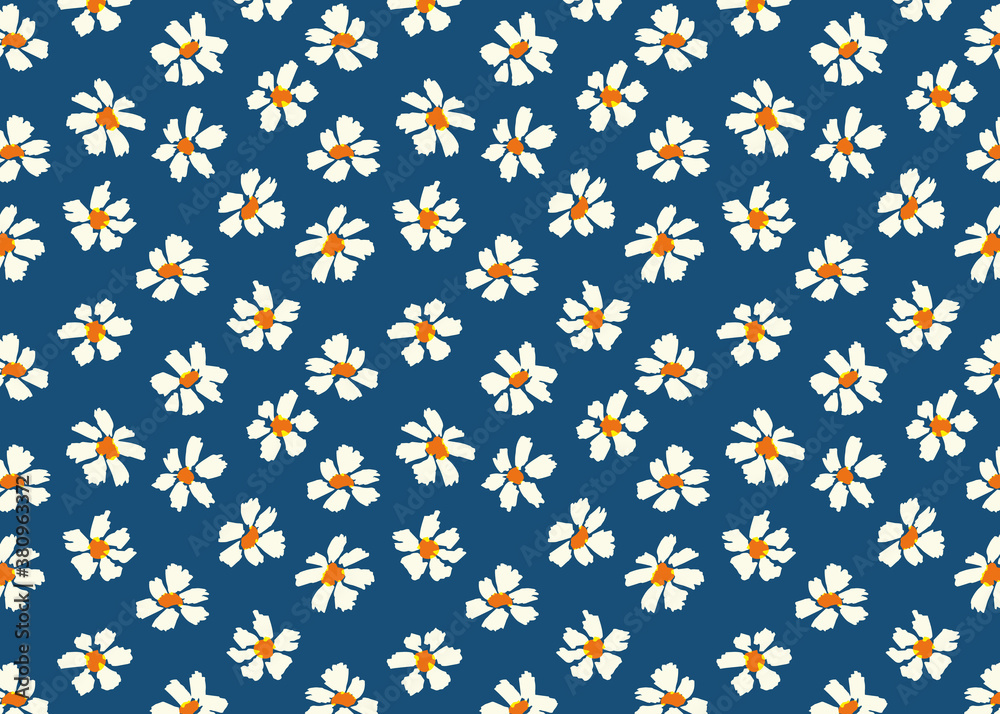 seamless pattern with daisies seamless pattern with daisies