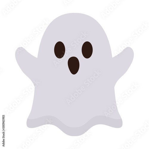 halloween ghost cartoon vector design
