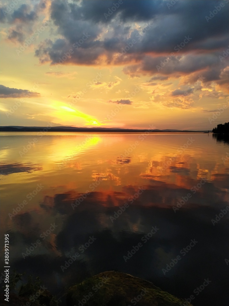 Sunset on Lake Sunset on Lake