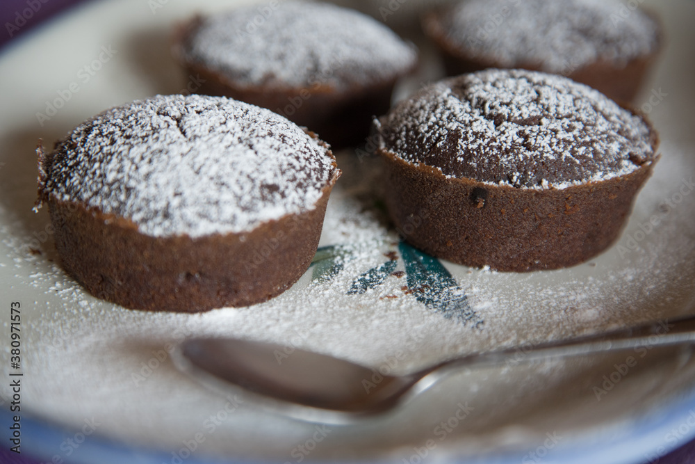 Black delicious Chocolate cake