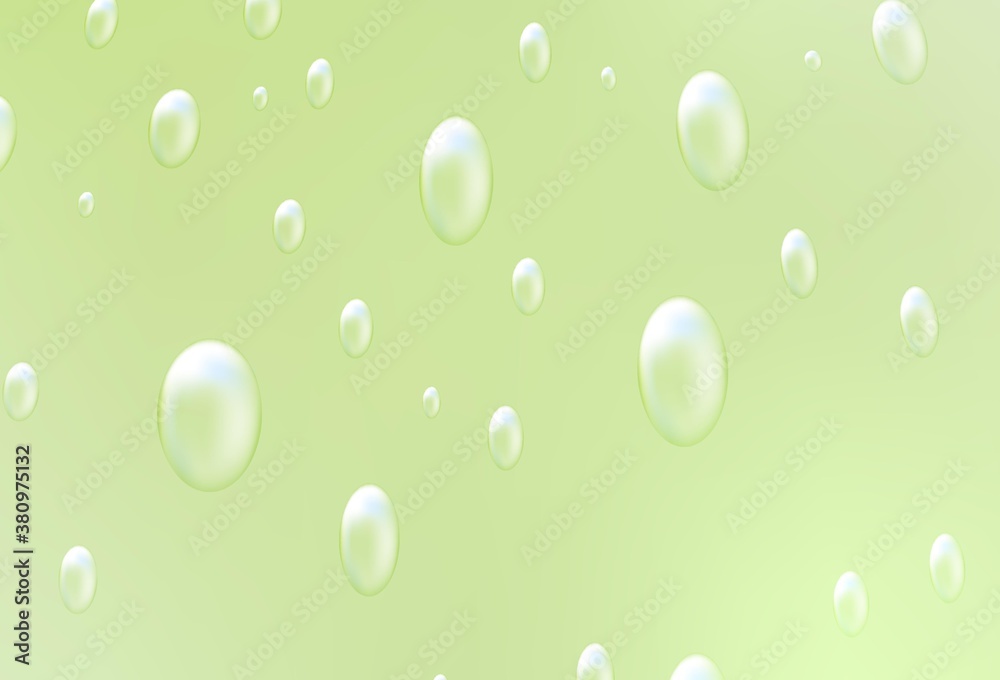 Light Green, Yellow vector pattern with spheres. Blurred bubbles on abstract background with colorful gradient. The pattern can be used for ads, leaflets of liquid. Light Green, Yellow vector pattern with spheres. Blurred bubbles on abstract background with colorful gradient. The pattern can be used for ads, leaflets of liquid.
