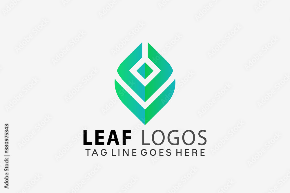 Letter V Nature Leaf Logo Design Vector Illustration Template Letter V Nature Leaf Logo Design Vector Illustration Template
