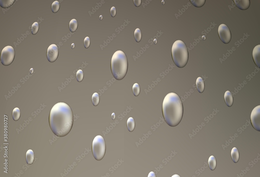 Light Gray vector texture with disks. Blurred bubbles on abstract background with colorful gradient. Completely new template for your brand book.