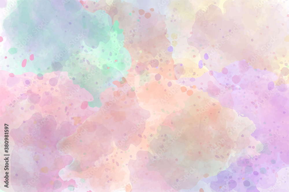 Abstract watercolor aquarelle hand drawn art paint background