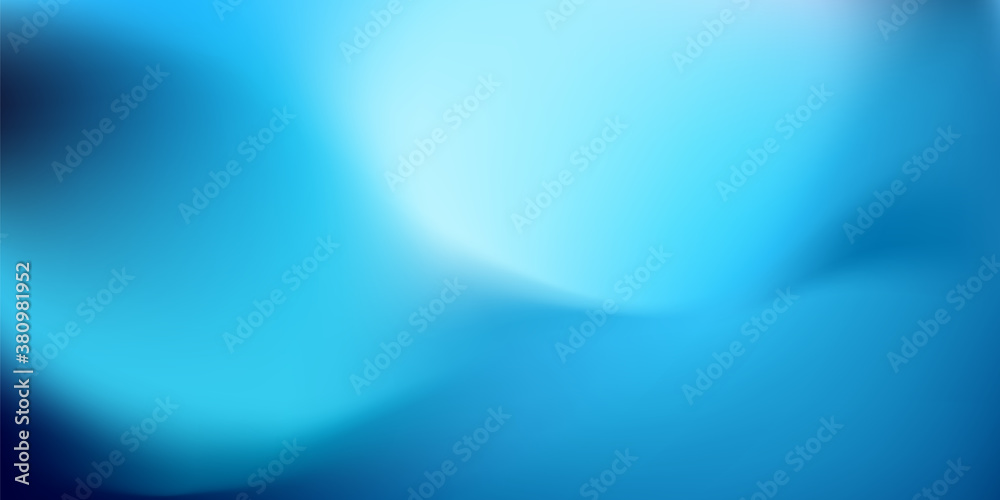 Abstract blue background. Blurred gradient backdrop. Vector illustration for your graphic design, banner, water or aqua poster, website