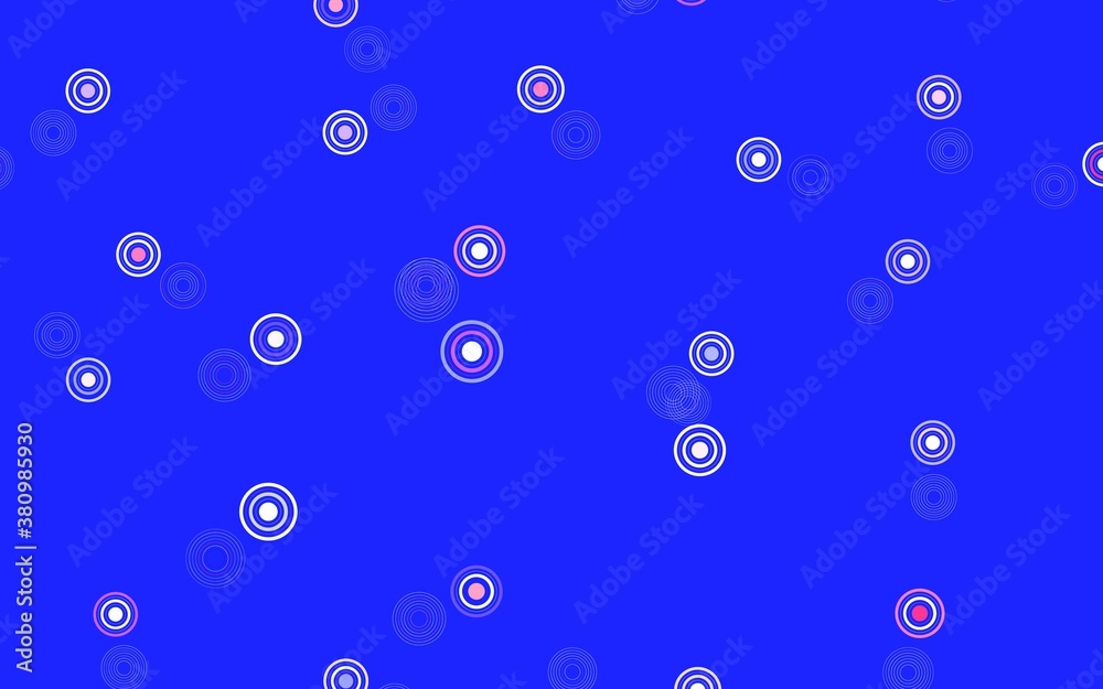 Light Purple, Pink vector texture with disks. Light Purple, Pink vector texture with disks.