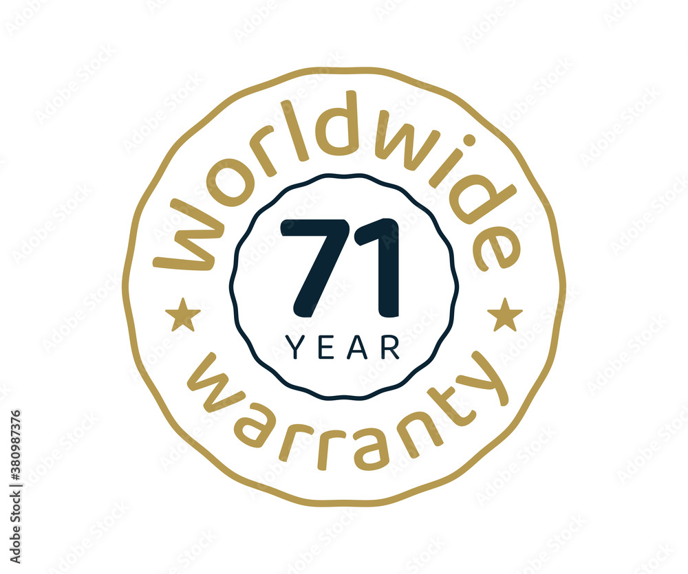 71 years worldwide warranty, 71 years global warranty