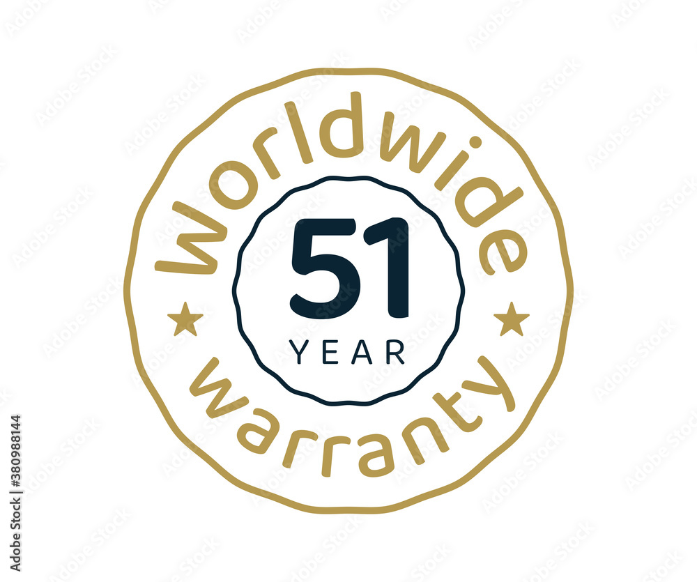 51 years worldwide warranty, 51 years global warranty