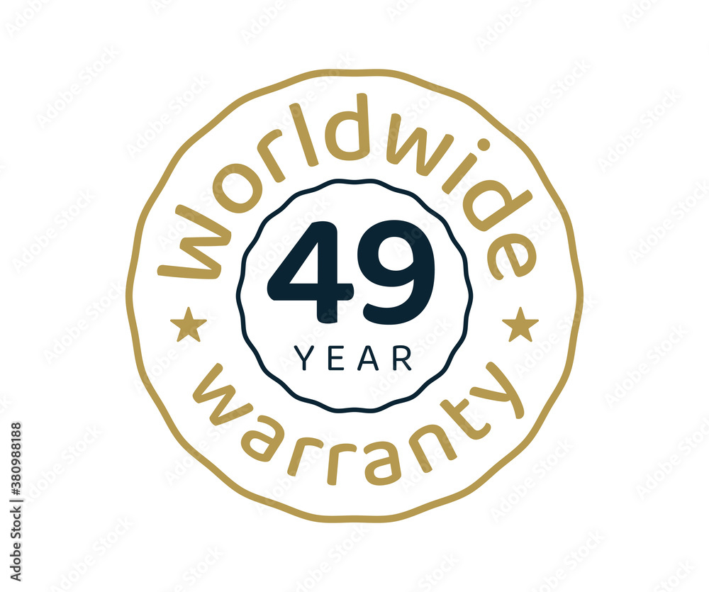49 years worldwide warranty, 49 years global warranty