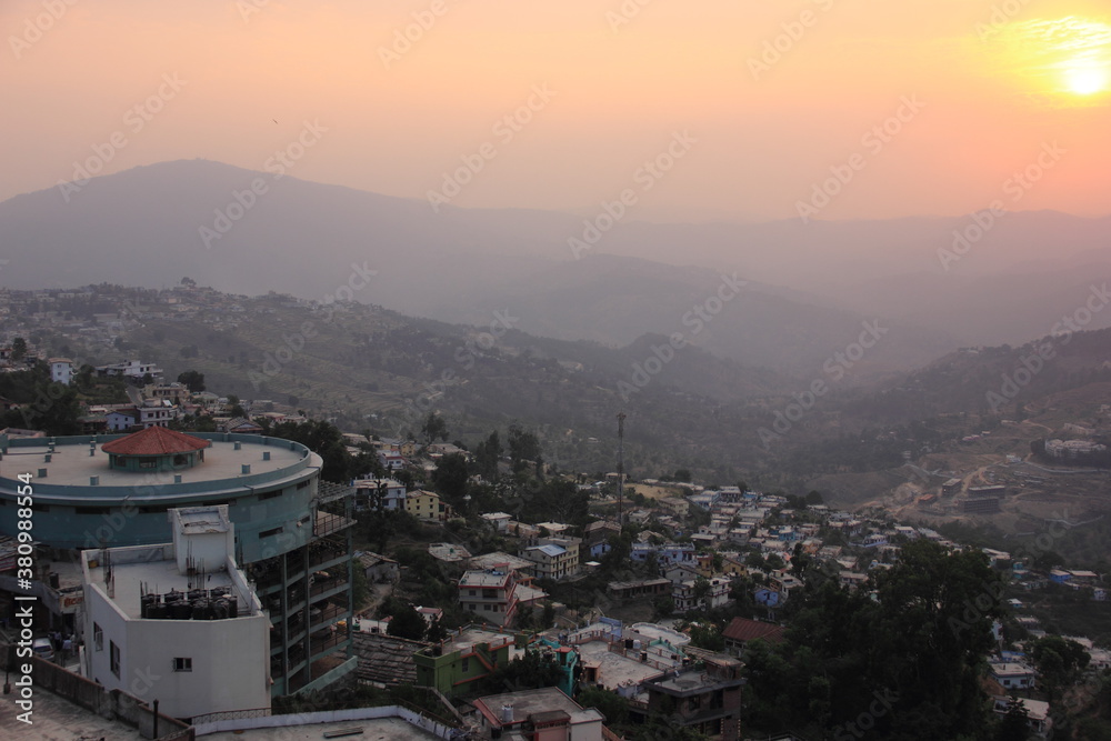 Almora, Uttrakhand, India,  Kumaon Hills of the Himalaya range, Hills villages and temples