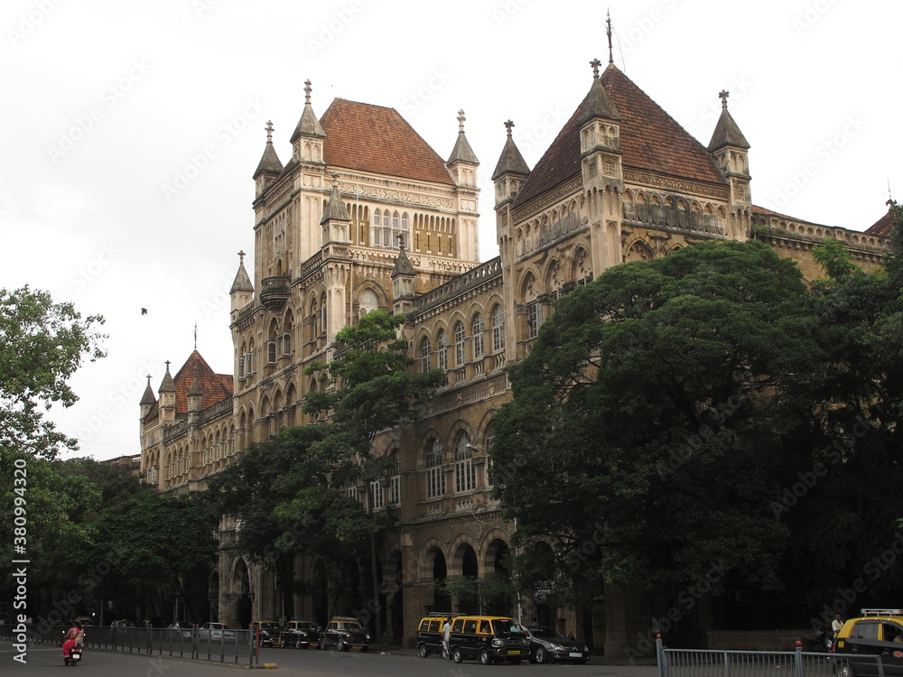 Mumbai, Fort area, Near Colaba, Building  of the British period, India 