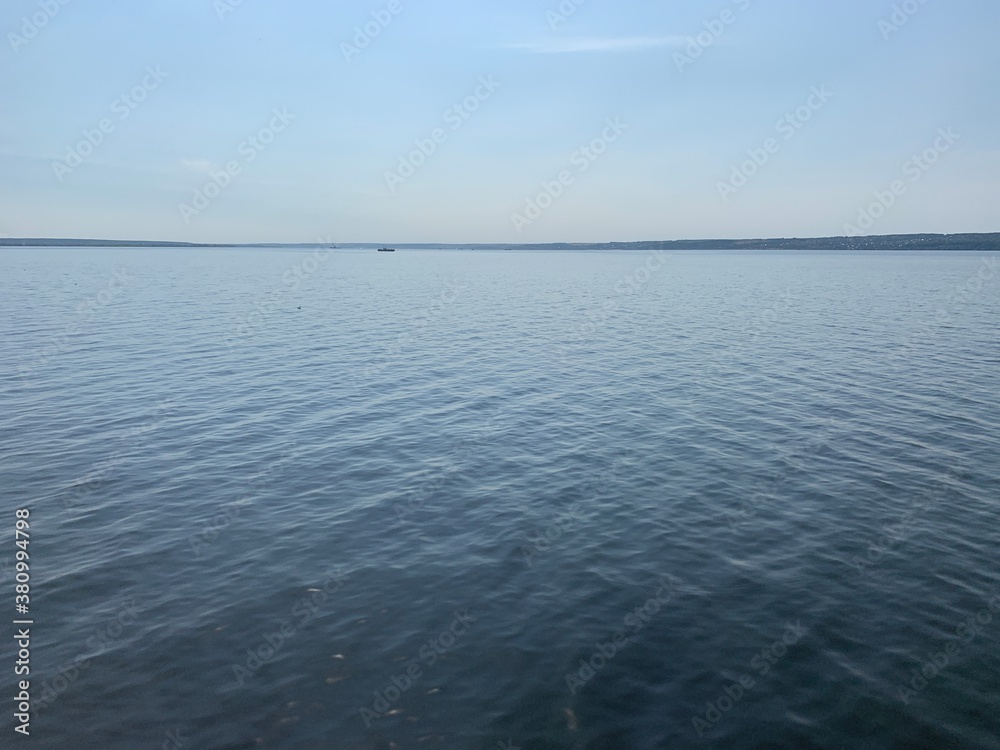 Big river and distant land Big river and distant land