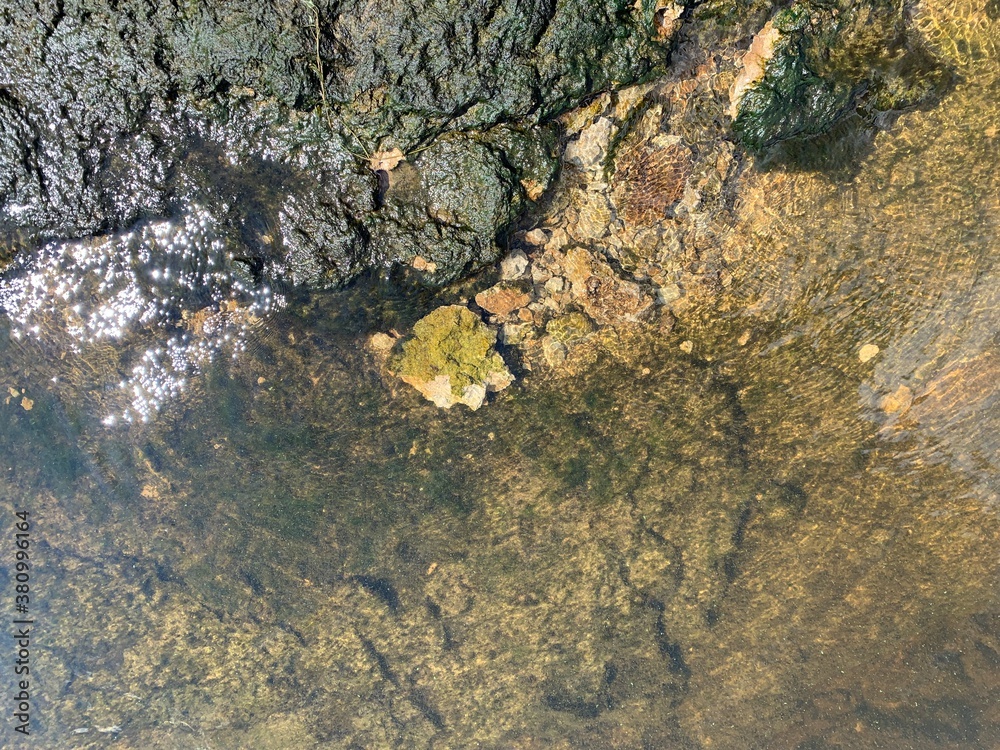 Big stones in the sea Big stones in the sea