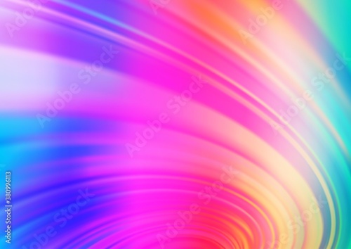 Light Multicolor, Rainbow vector blurred shine abstract background. Colorful illustration in abstract style with gradient. The best blurred design for your business.