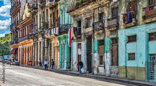 Walking in the streets of Havana Cuba