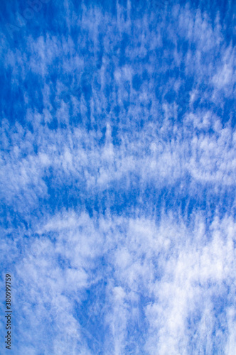 Beautiful blue white sky texture