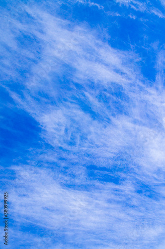 Beautiful blue white sky texture