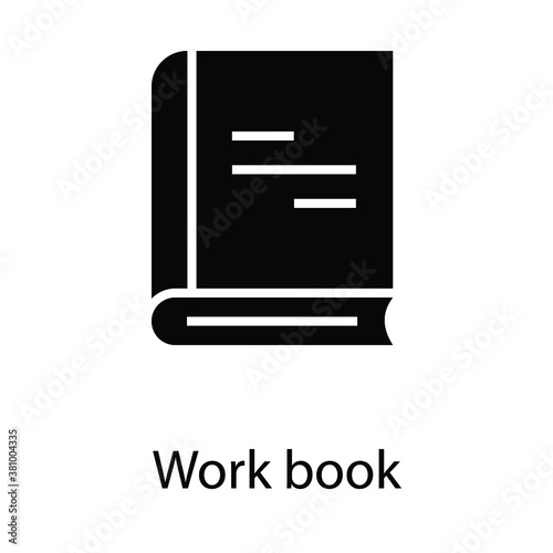  business book vector glyph icon