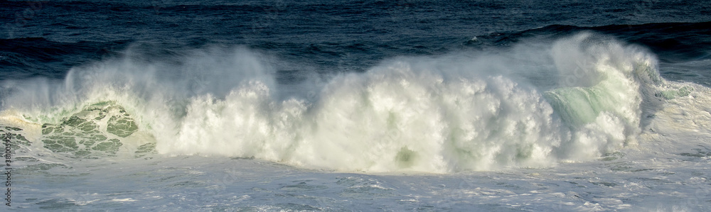 huge waves at Cape Kiwanda on the Oregon coast at Pacific City huge waves at Cape Kiwanda on the Oregon coast at Pacific City