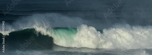 huge waves at Cape Kiwanda on the Oregon coast at Pacific City