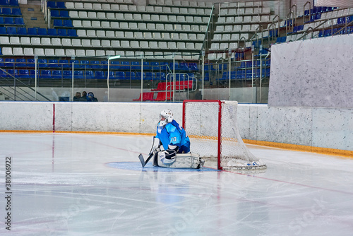 Photography players during a hockey match