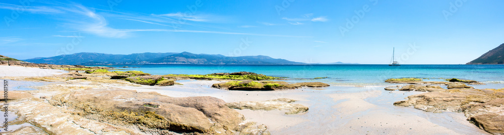 Landscape at the Beach of San Francisco (in Spanish Playa de San Francisco) Northern Spain Galicia A Coruña
