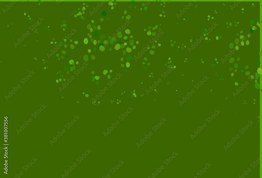 Light Green vector background with lamp shapes. Light Green vector background with lamp shapes.