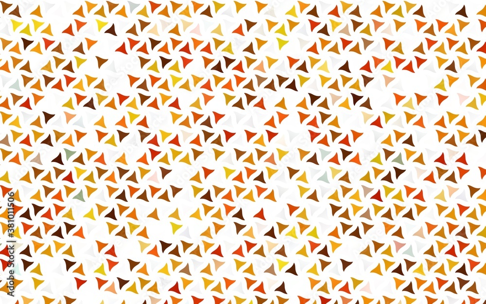 Light Orange vector seamless background with triangles. Abstract gradient illustration with triangles. Pattern for trendy fabric, wallpapers. Light Orange vector seamless background with triangles. Abstract gradient illustration with triangles. Pattern for trendy fabric, wallpapers.