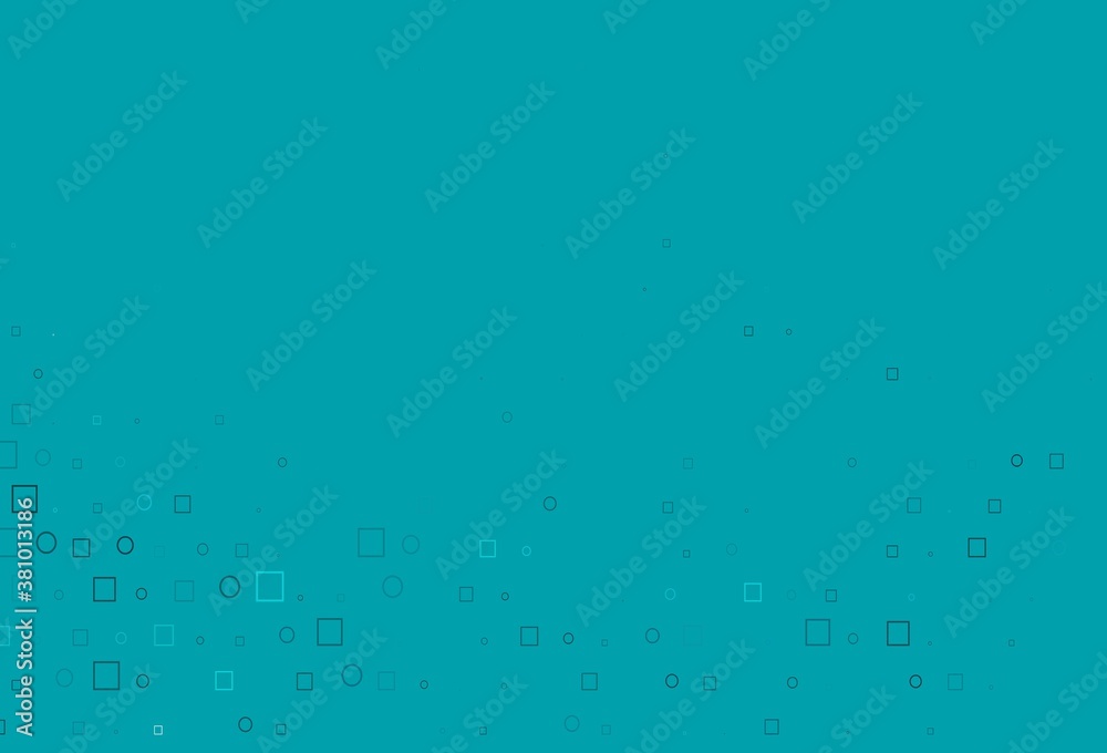 Light BLUE vector texture with disks, rectangles. Light BLUE vector texture with disks, rectangles.