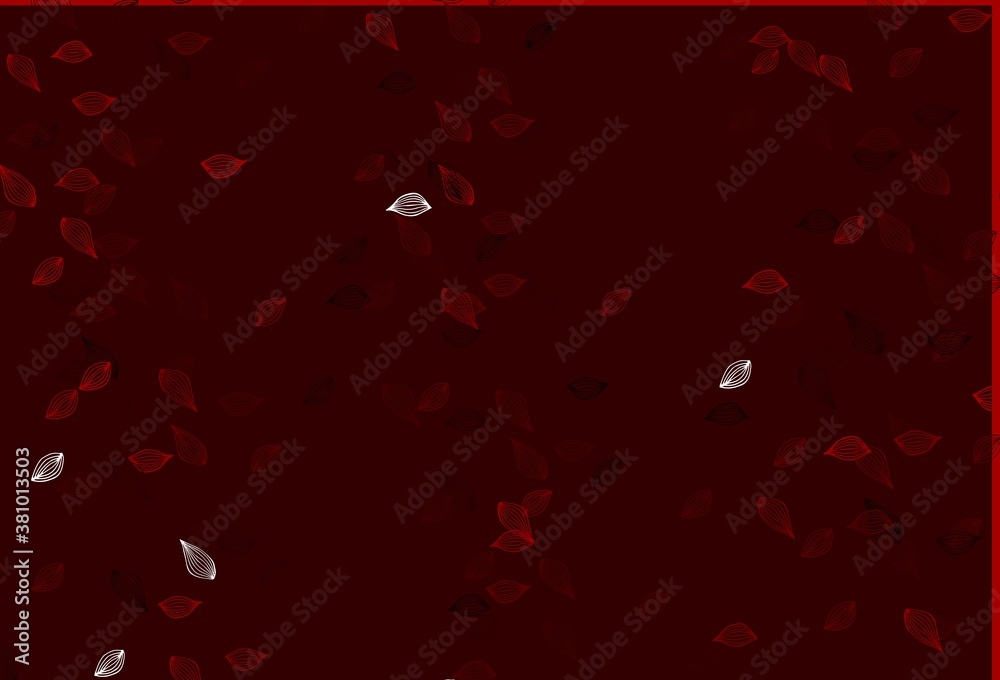 Light Red vector hand painted template. Light Red vector hand painted template.