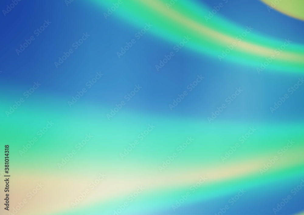 Obraz premium Light BLUE vector blurred bright template. Colorful illustration in blurry style with gradient. The background for your creative designs.