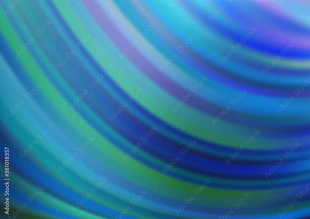 Light BLUE vector blurred and colored background. Colorful illustration in blurry style with gradient. A new texture for your design.