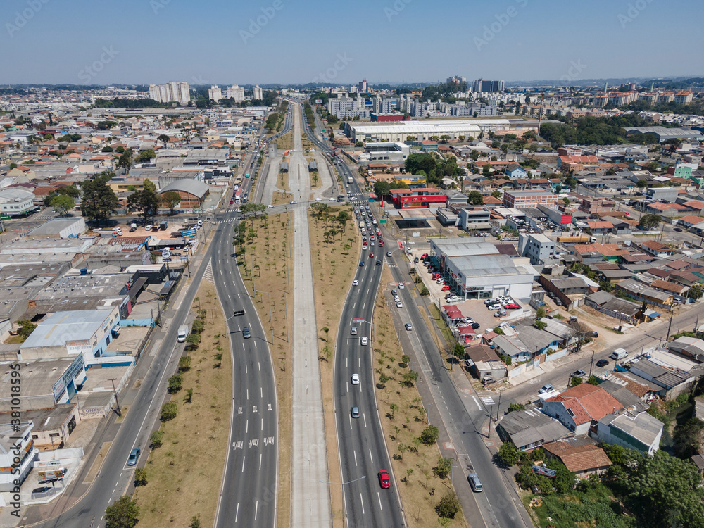 Obraz premium Linha Verde em Curitiba, Paraná
