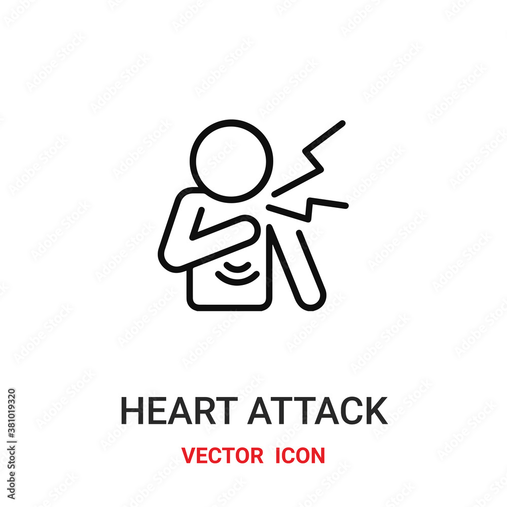 Heart attack vector icon. Modern, simple flat vector illustration for website or mobile app.Hearth or ilness man symbol, logo illustration. Pixel perfect vector graphics Heart attack vector icon. Modern, simple flat vector illustration for website or mobile app.Hearth or ilness man symbol, logo illustration. Pixel perfect vector graphics