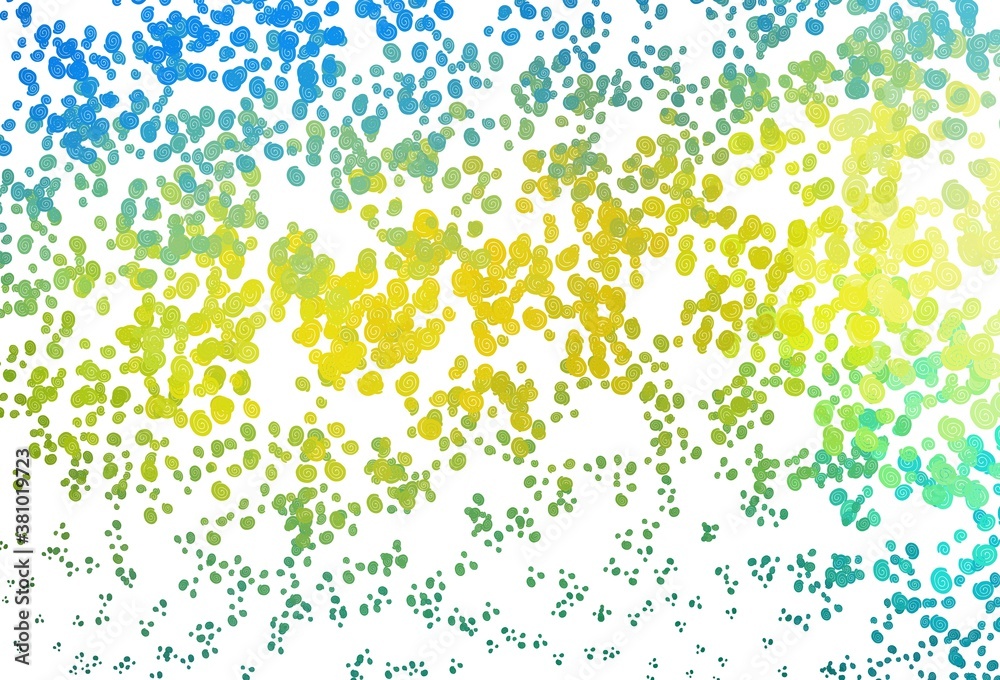 Light Blue, Yellow vector background with abstract lines. Light Blue, Yellow vector background with abstract lines.