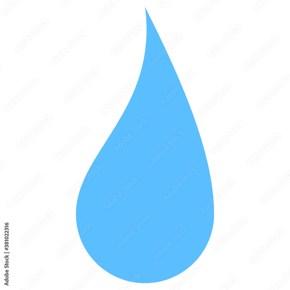 Vector raindrop icon. Water drop symbol Vector raindrop icon. Water drop symbol