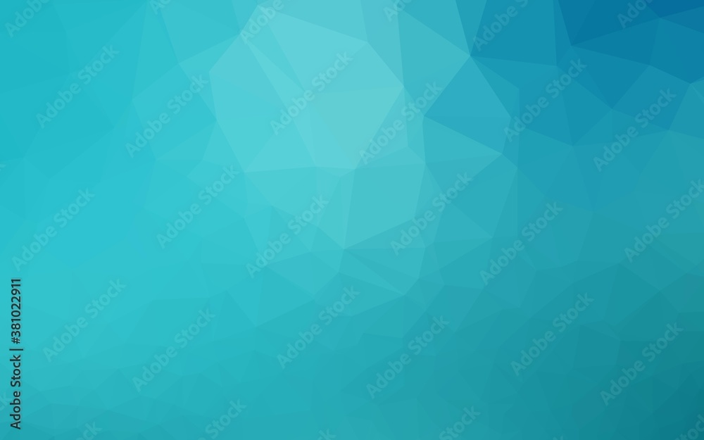 Light BLUE vector polygon abstract layout. Creative illustration in halftone style with gradient. Completely new design for your business. Light BLUE vector polygon abstract layout. Creative illustration in halftone style with gradient. Completely new design for your business.