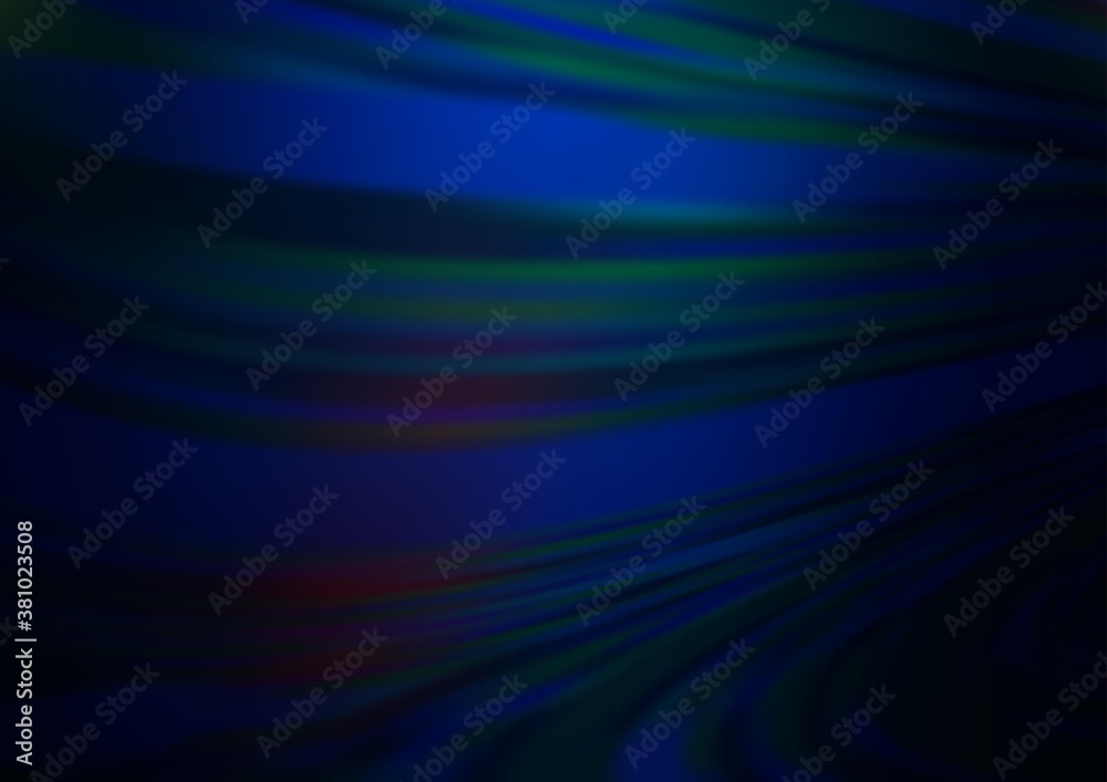 Dark BLUE vector abstract bright background. Modern geometrical abstract illustration with gradient. The elegant pattern for brand book.