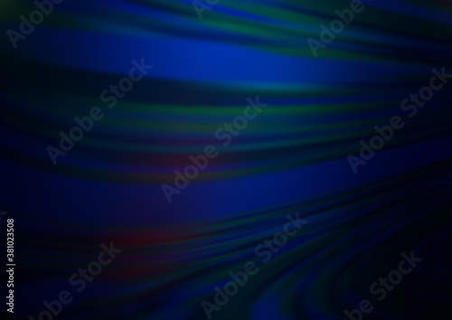 Dark BLUE vector abstract bright background. Modern geometrical abstract illustration with gradient. The elegant pattern for brand book. © Dmitry
