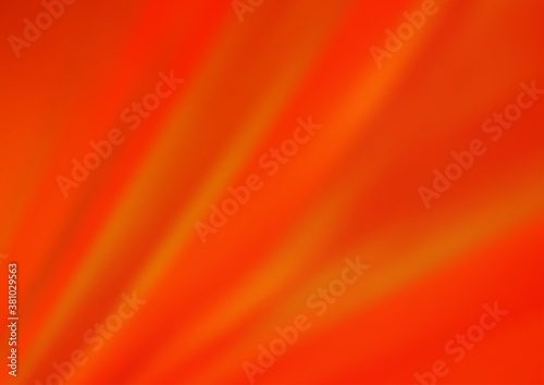 Light Orange vector backdrop with long lines. Decorative shining illustration with lines on abstract template. Best design for your ad, poster, banner.