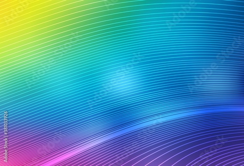 Light Multicolor vector colorful abstract background.